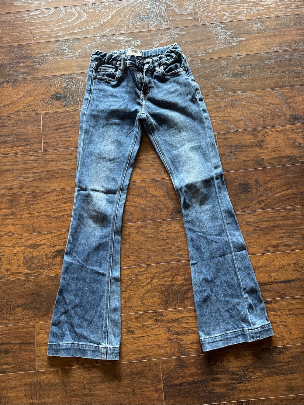 Kids Blue Flared Denim Jeans - Comfortable Everyday Fit